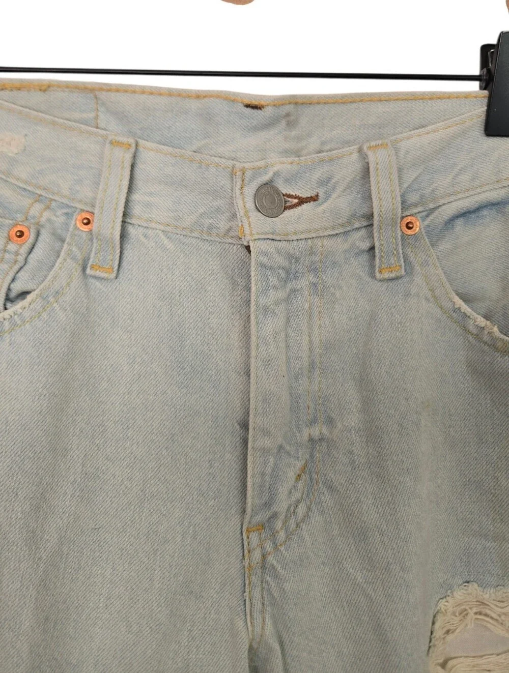 Levi’s 511 Distressed Jeans W32 L30 Light Wash Ripped Denim